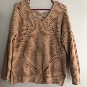 Charlotte Russe blush sweater